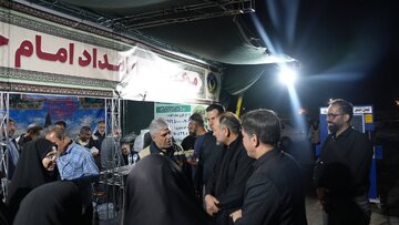 بازدید قائم مقام کمیته امداد از خدمت‌رسانی موکب‌های کمیته امداد به زائران اربعین