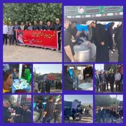 برپایی موکب خدمت «منتظران مهدی(عج)» در مسیر پیاده‌روی جاماندگان اربعین