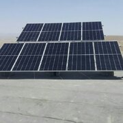 نیروگاه خورشیدی ۱۲۰ کیلوواتی روستای آهنگ بجستان در آستانه بهره‌برداری