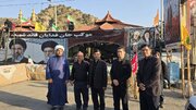 گزارش تصویری- خدمت عاشقانهِ امدادگران دربدرقه آقای شهید ایران در موکب شهدای کمیته امداد شیروان