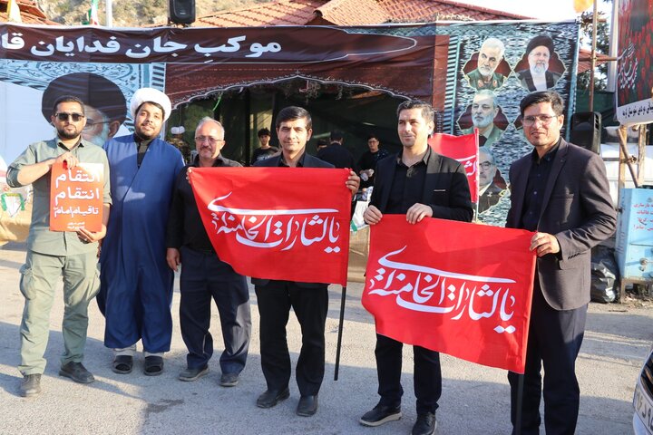 موکب شیروان تشییع رهبر شهید