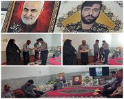 دیدار و تفقد مدیرکل کمیته امداد استان بوشهر از خانواده شهید جنگ رمضان در شهرستان کنگان