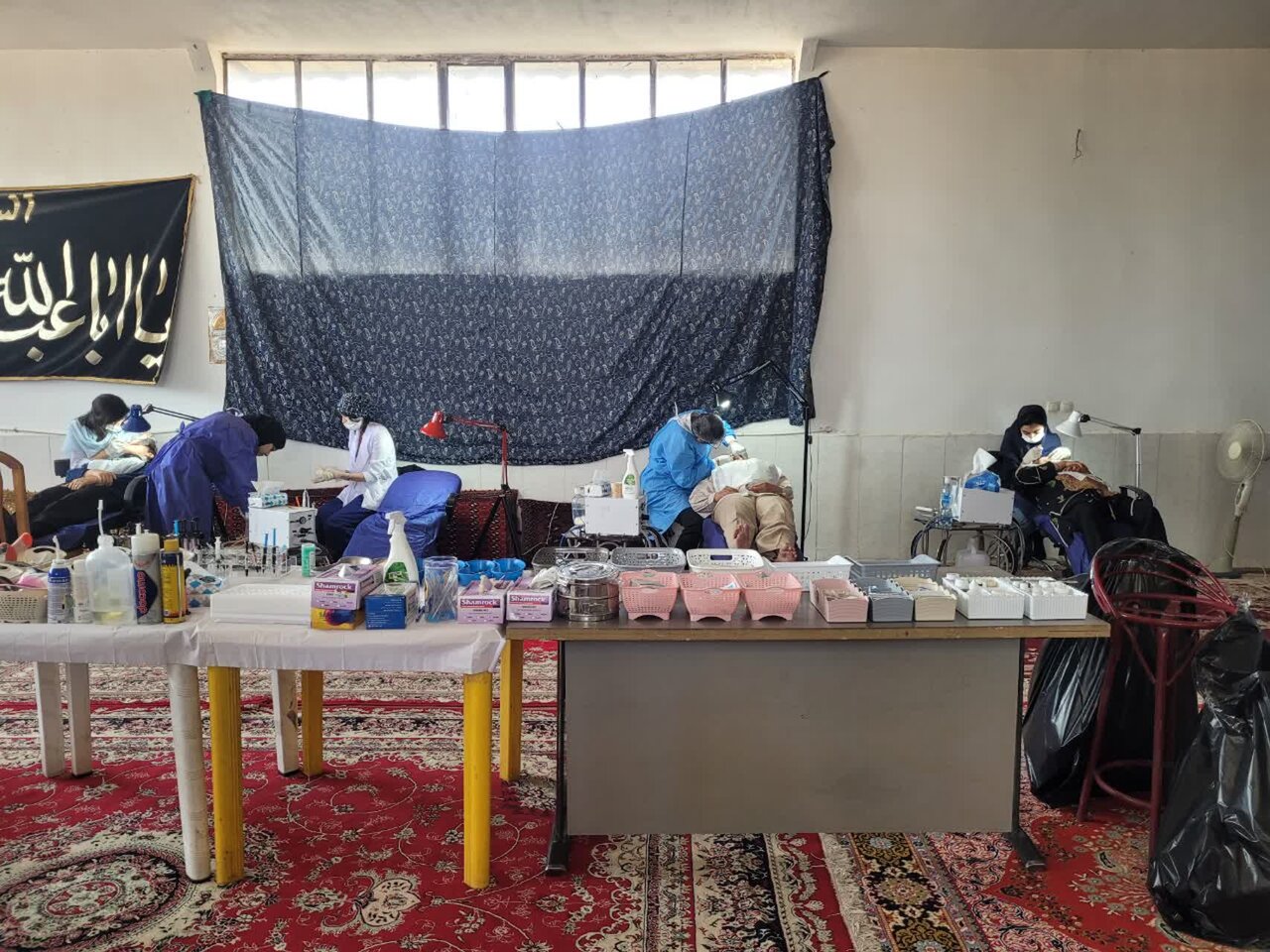 بهره‌مندی بیش از ۹۰ مددجوی کمیته امداد اداره ۲ مشهد از خدمات رایگان دندانپزشکی