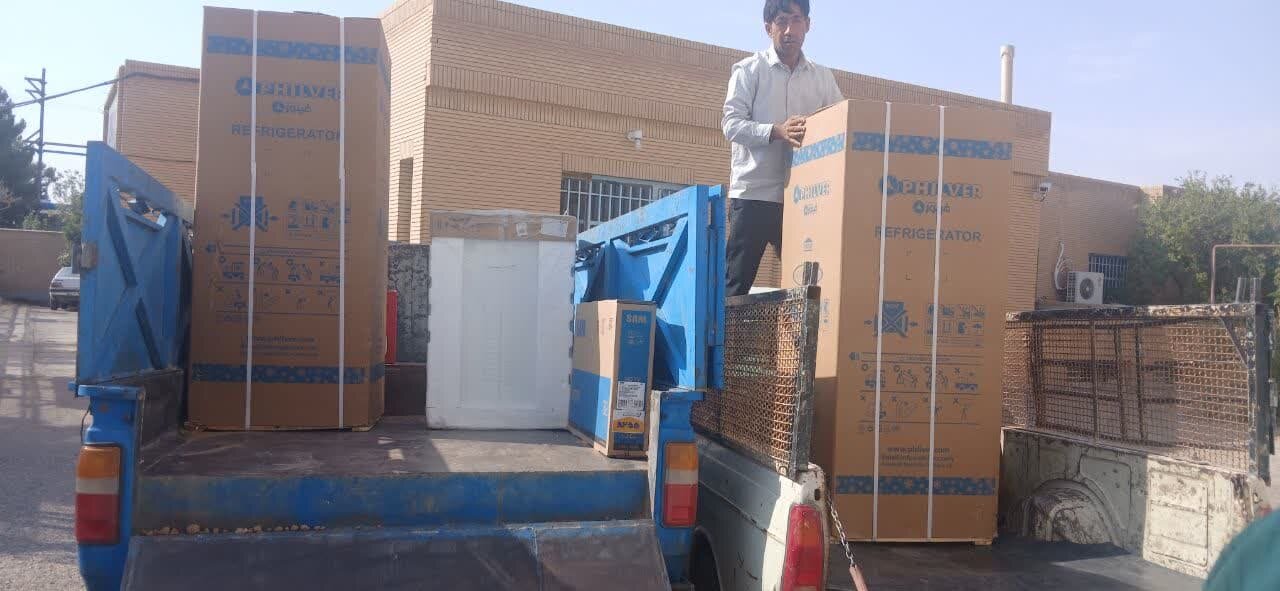 اهدای۴۰۱ کیسه برنج و دو سری جهیزیه به مددجویان کمیته امداد خواف