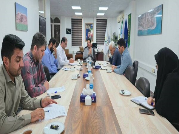 جلسه هماهنگی توزیع نوشت افزار دانش آموزی در کمیته امداد استان بوشهر