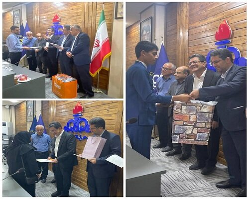 تقدیر و تجلیل سازمان منطقه ویژه اقتصادی انرژی پارس از نخبگان علمی و فرهنگی کمیته امداد استان بوشهر