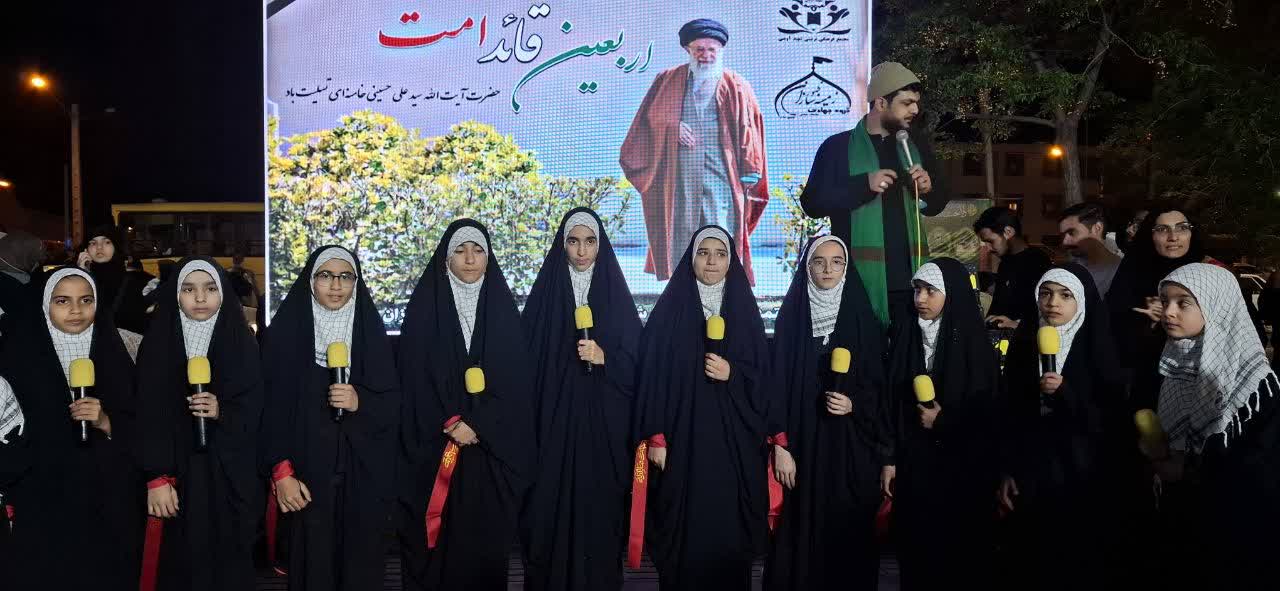 مراسم باشکوه اربعین شهادت قائد امت با حضور خانواده کمیته‌امداد خراسان‌جنوبی 