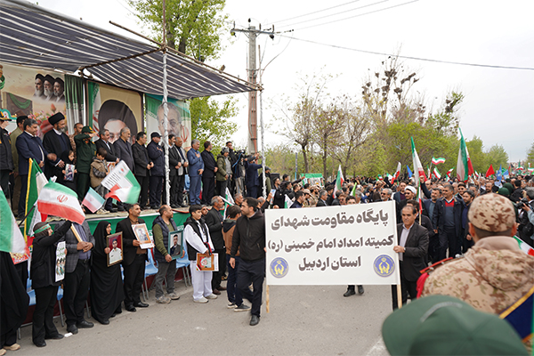 تجلی ایثار امدادگران بسیجی کمیته امداد اردبیل در رزمایش سراسری «جان‌فدا برای ایران امام‌رضایی»