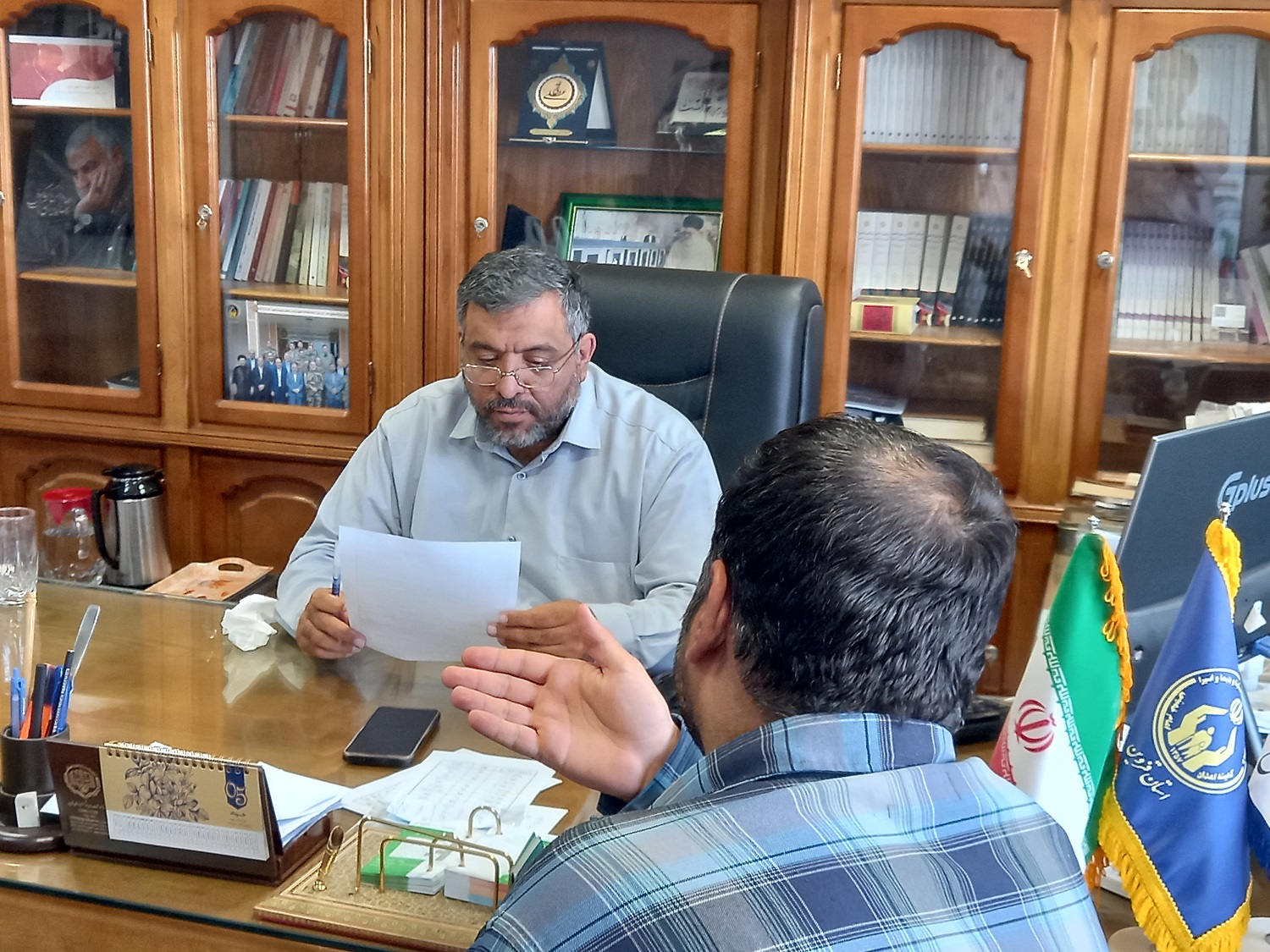ملاقات مدیرکل کمیته امداد استان قزوین با بیش از 470 نفر در روزهای دوشنبه  