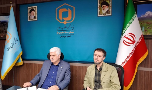 جلسه  پیگیری تفاهم نامه های فی مابین کمیته امداد و بنیاد مسکن  استان مازندران