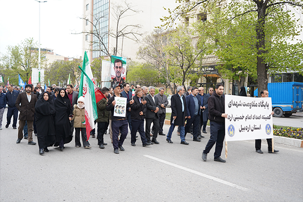 تجلی ایثار امدادگران بسیجی کمیته امداد اردبیل در رزمایش سراسری «جان‌فدا برای ایران امام‌رضایی»