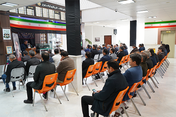 آیین گرامیداشت اربعین رهبر شهید در کمیته امداد اردبیل